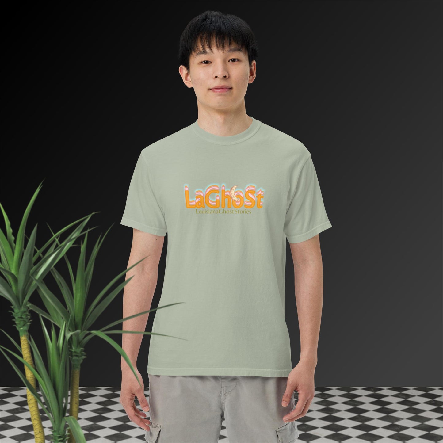 LaGhost Unisex garment-dyed heavyweight t-shirt