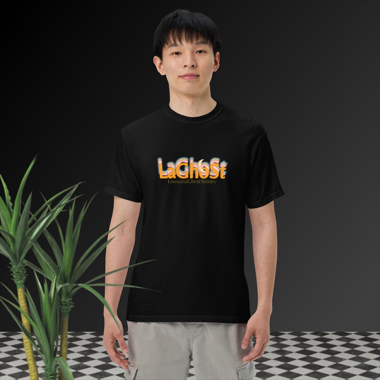 LaGhost Unisex garment-dyed heavyweight t-shirt