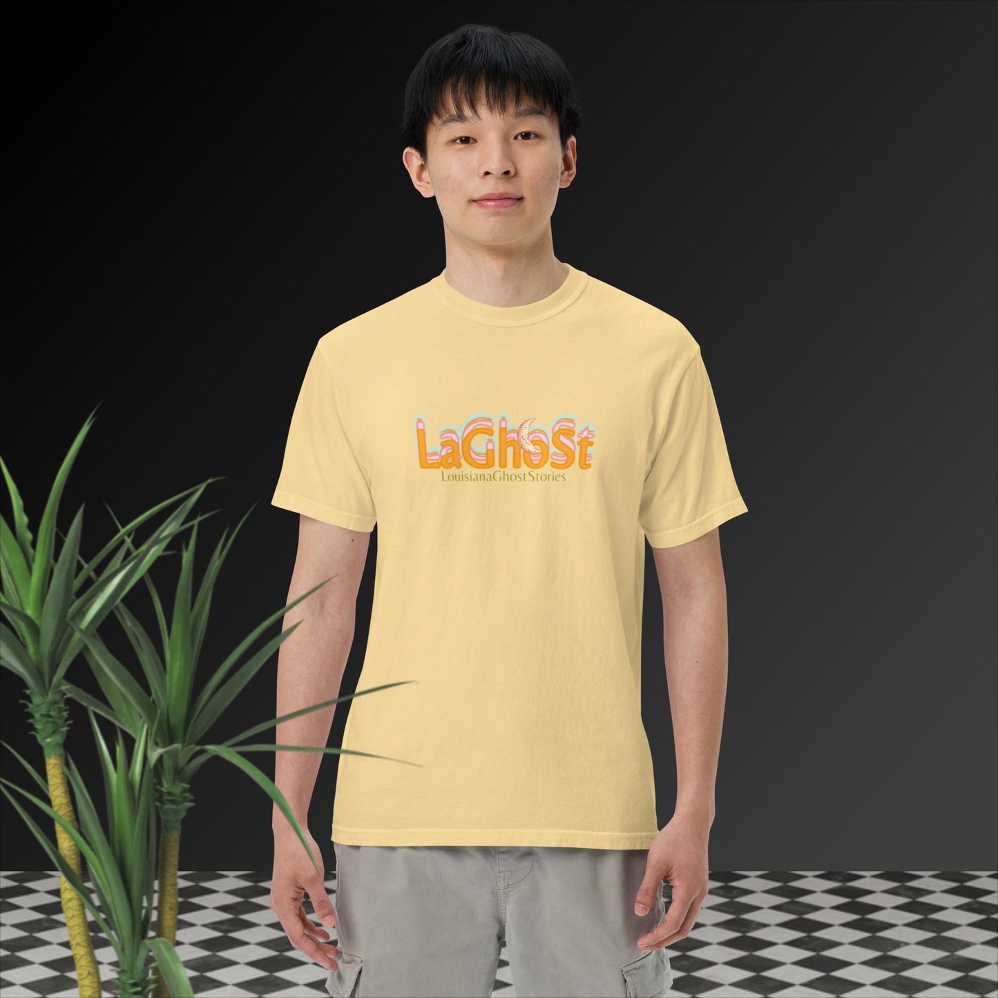 LaGhost Unisex garment-dyed heavyweight t-shirt
