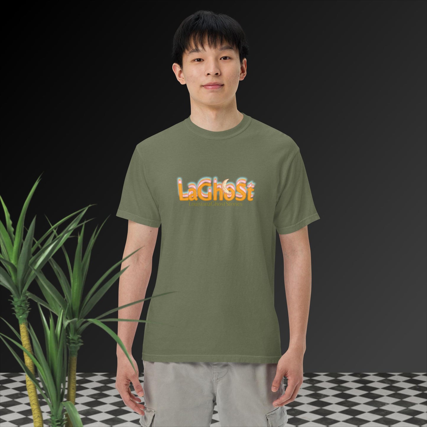 LaGhost Unisex garment-dyed heavyweight t-shirt