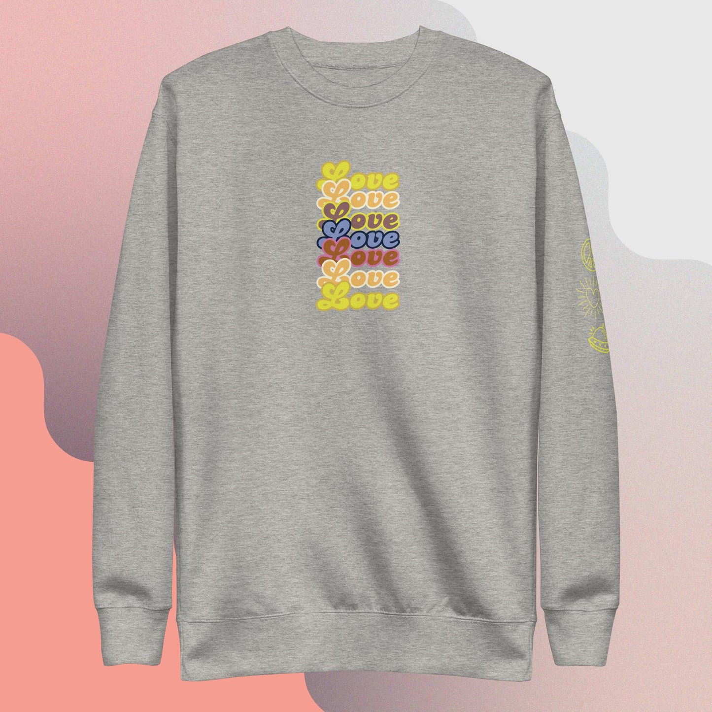 LOVE x7 Unisex Premium Sweatshirt