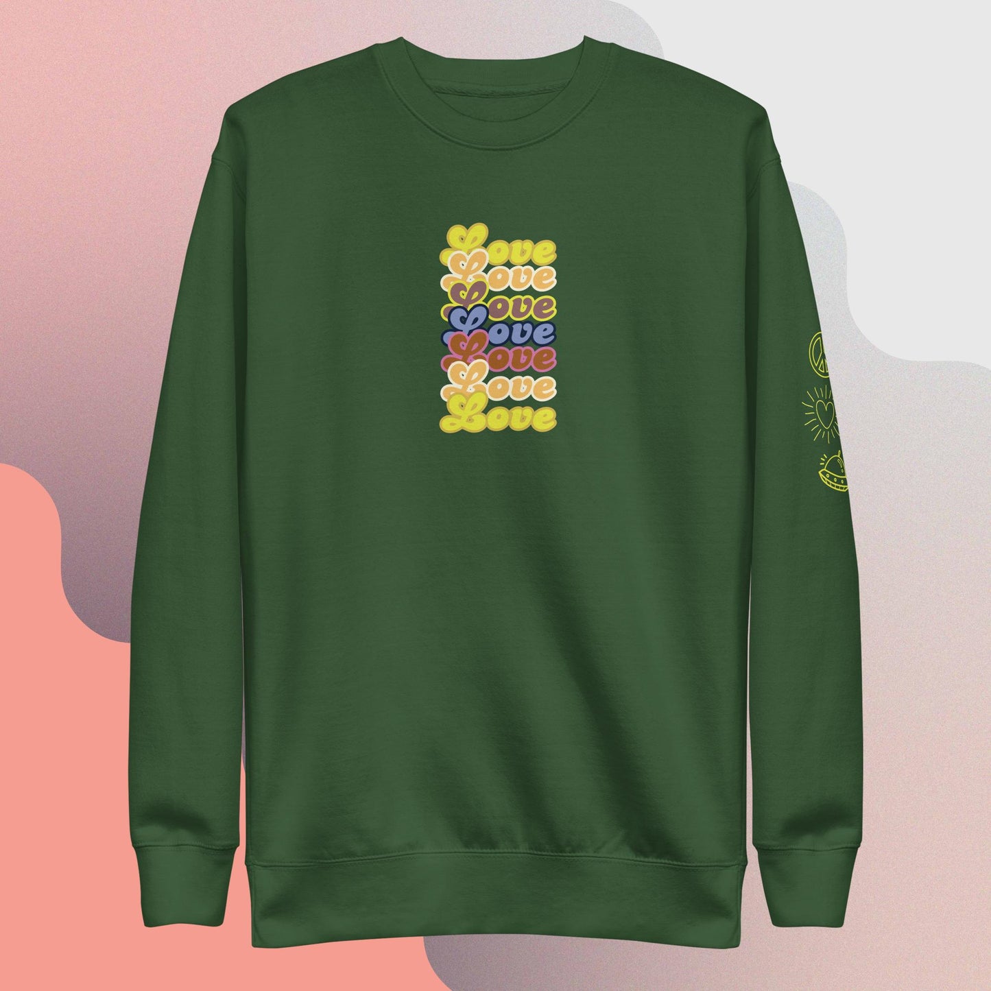 LOVE x7 Unisex Premium Sweatshirt