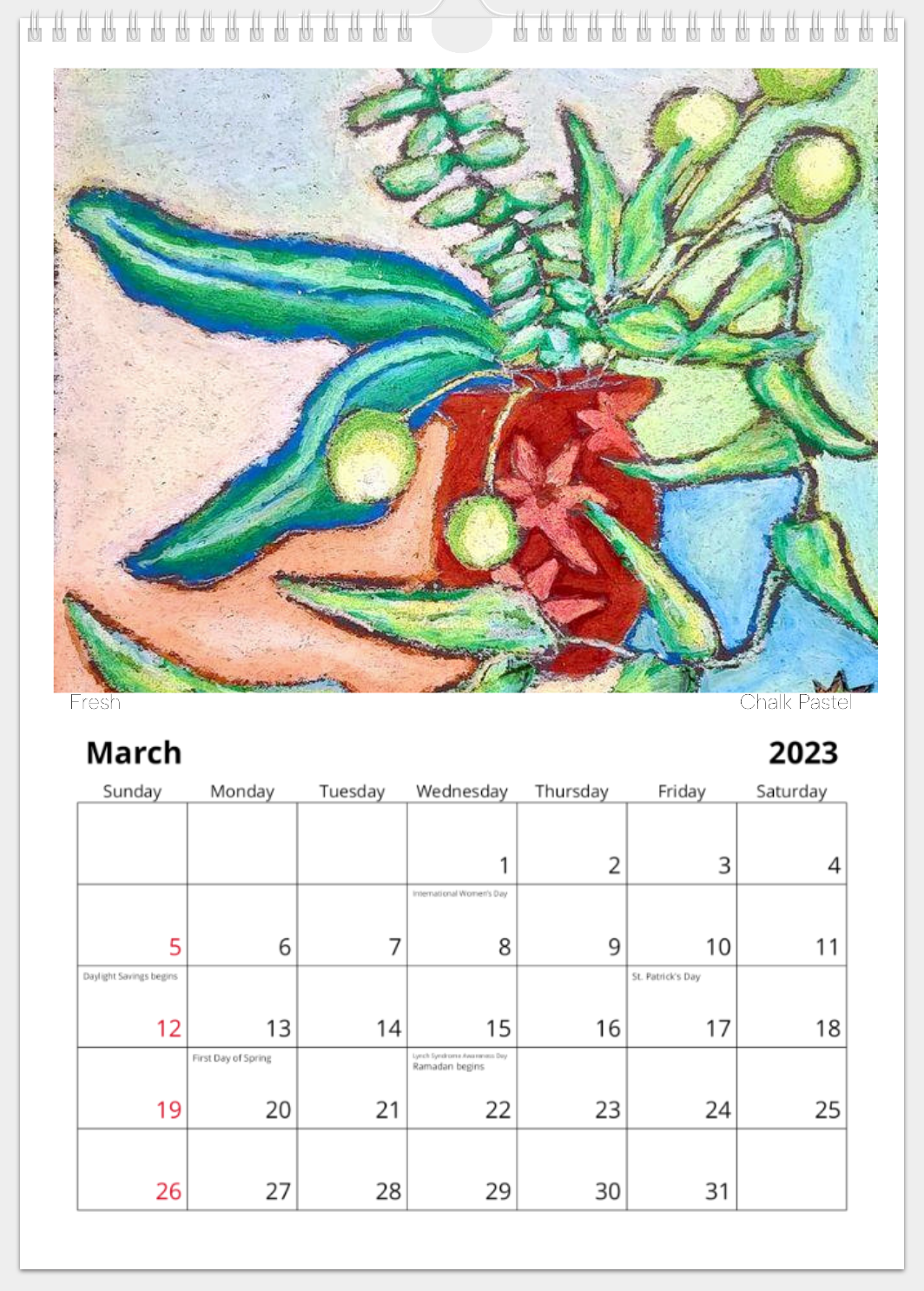 2023 'Random Acts of Art' Calendar