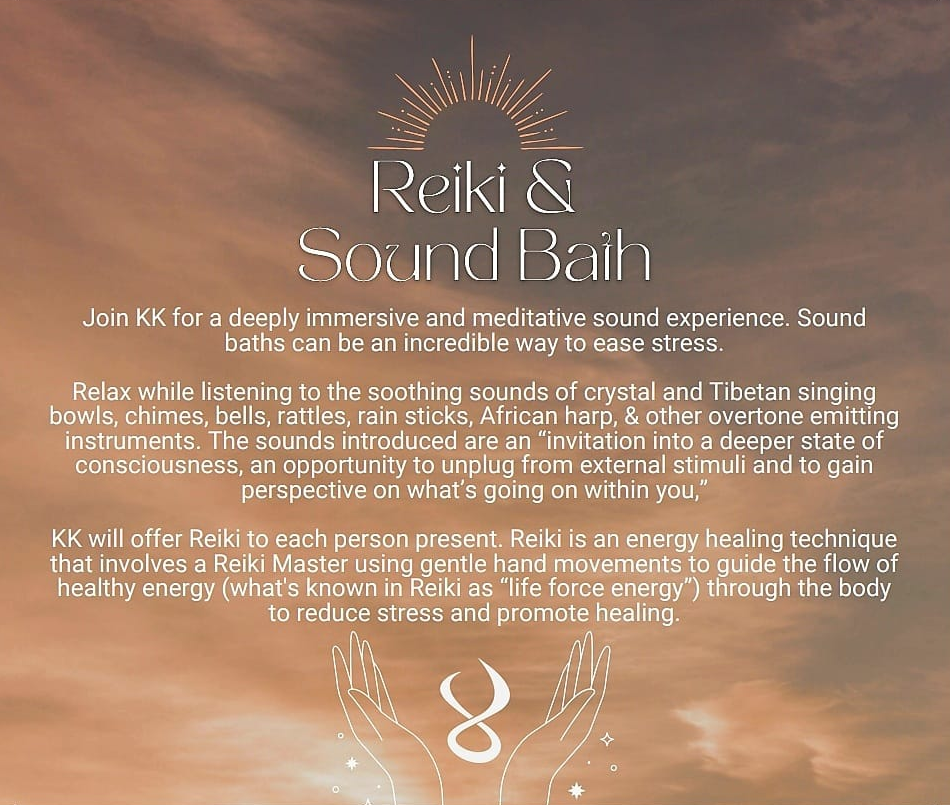 Reiki+Sound Bath at LEELA YOGA