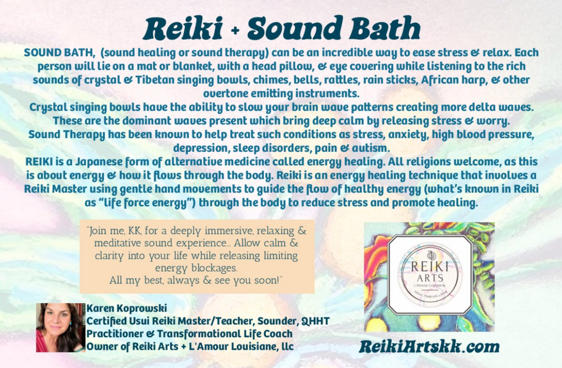 JULY 22 Sound Bath + Reiki @ Leela Yoga