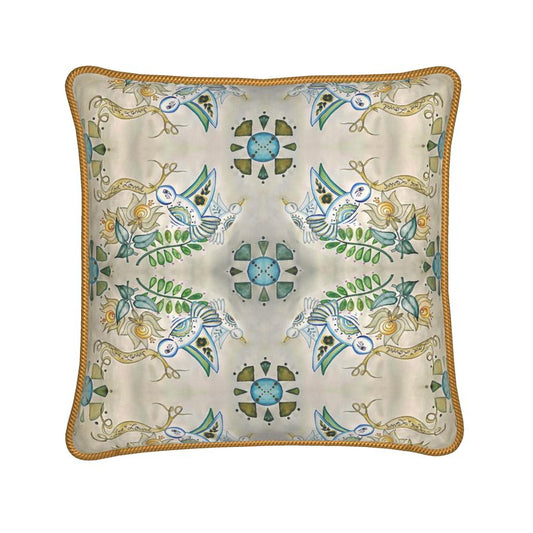 Silk Love Loved Pillow with Piping
