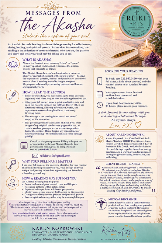 AKASHIC RECORDS Reading