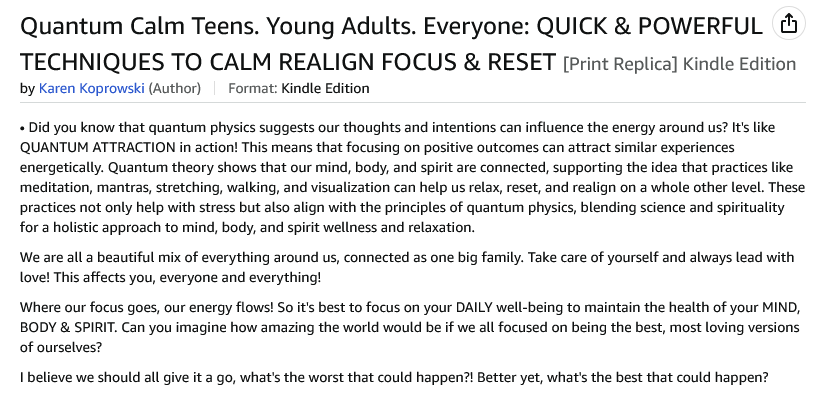 Quantum Calm Teens. Young Adults. Everyone: QUICK & POWERFUL TECHNIQUES TO CALM REALIGN FOCUS & RESET