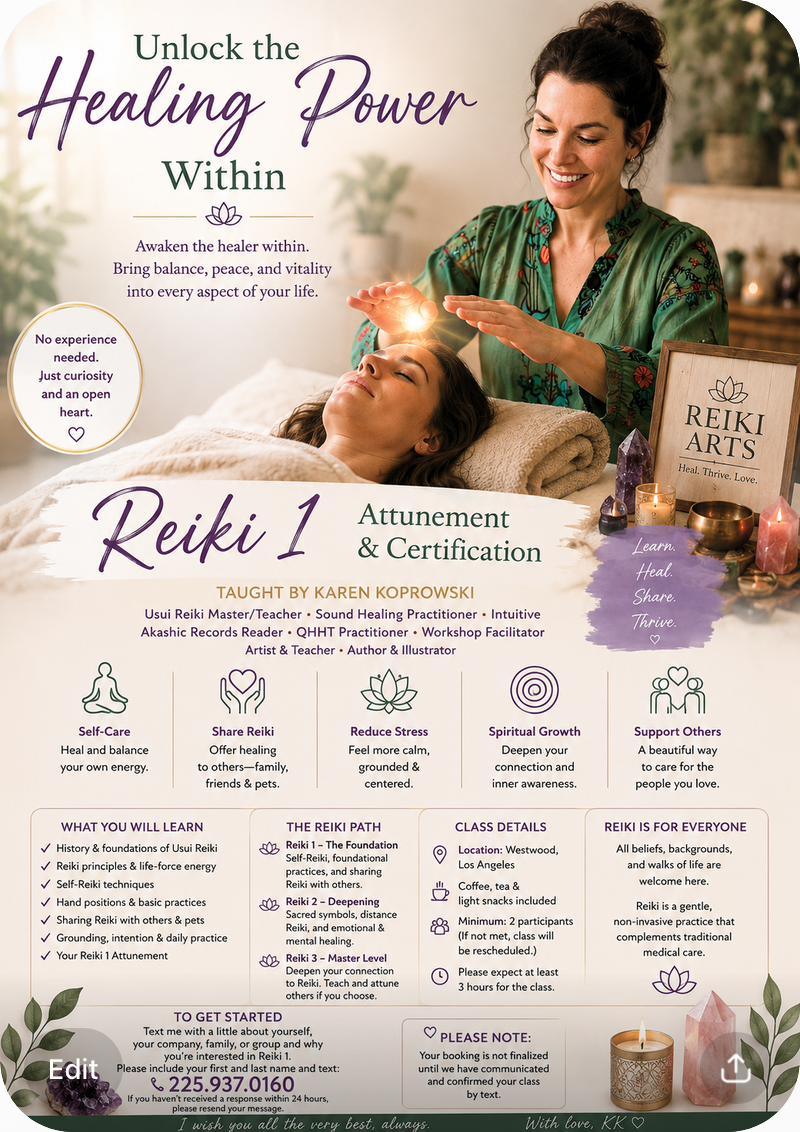 REIKI 1 Certification: Healing the Physical Body