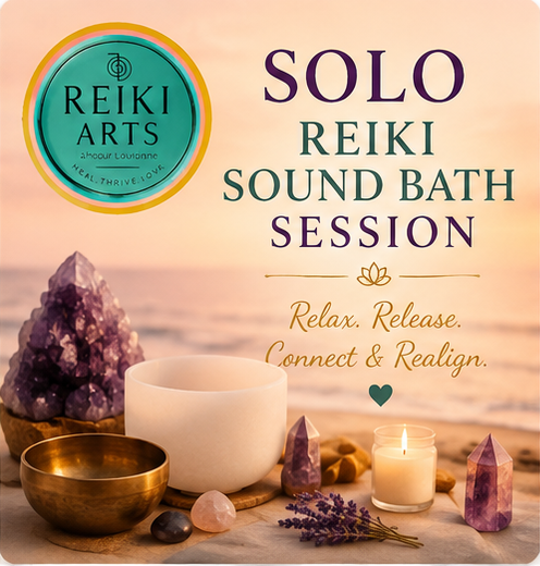 SOLO Reiki + Sound Bath Session