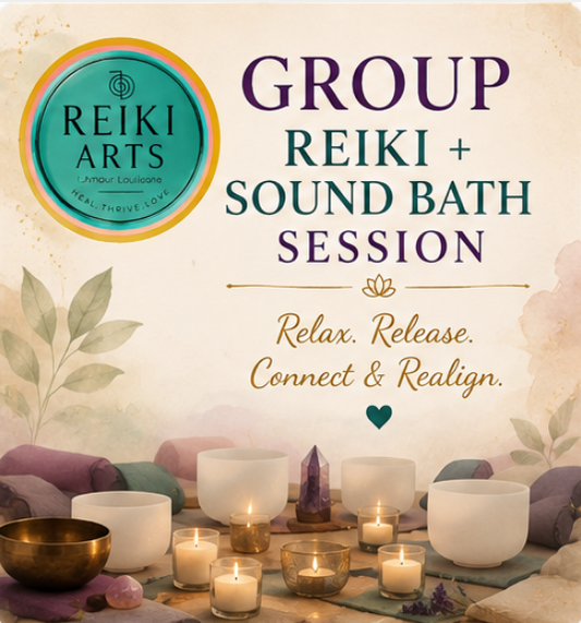 GROUP Reiki + Sound Bath Session