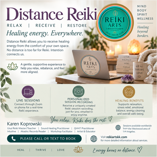 Distance & Virtual Reiki Session