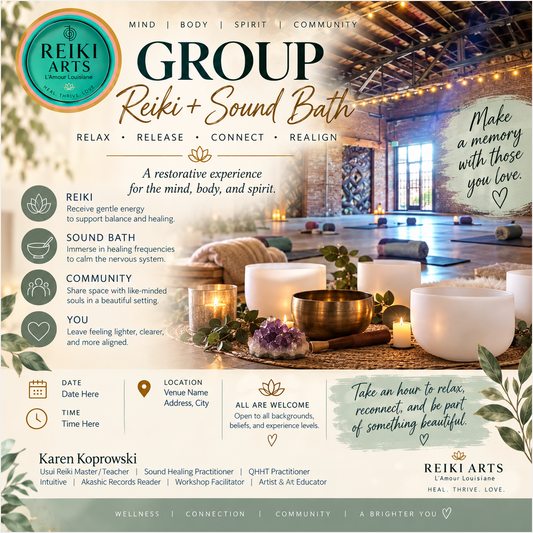 GROUP Reiki + Sound Bath Session