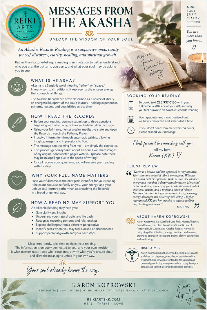 AKASHIC RECORDS Reading
