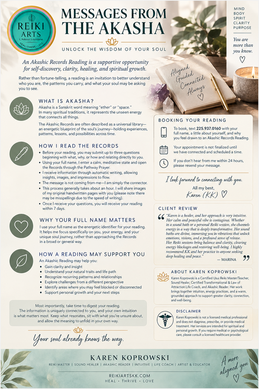 AKASHIC RECORDS Reading