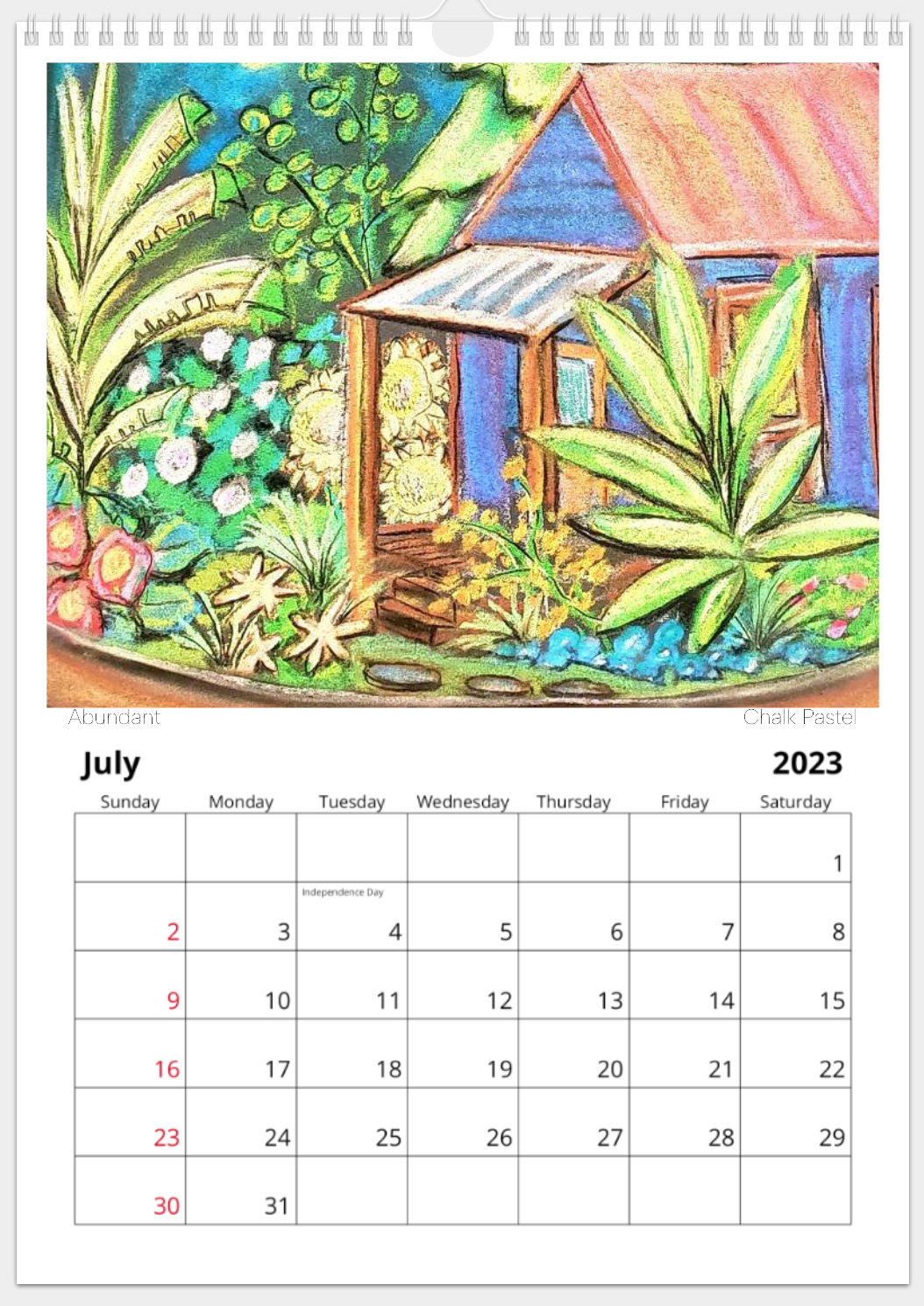 2023 'Random Acts of Art' Calendar